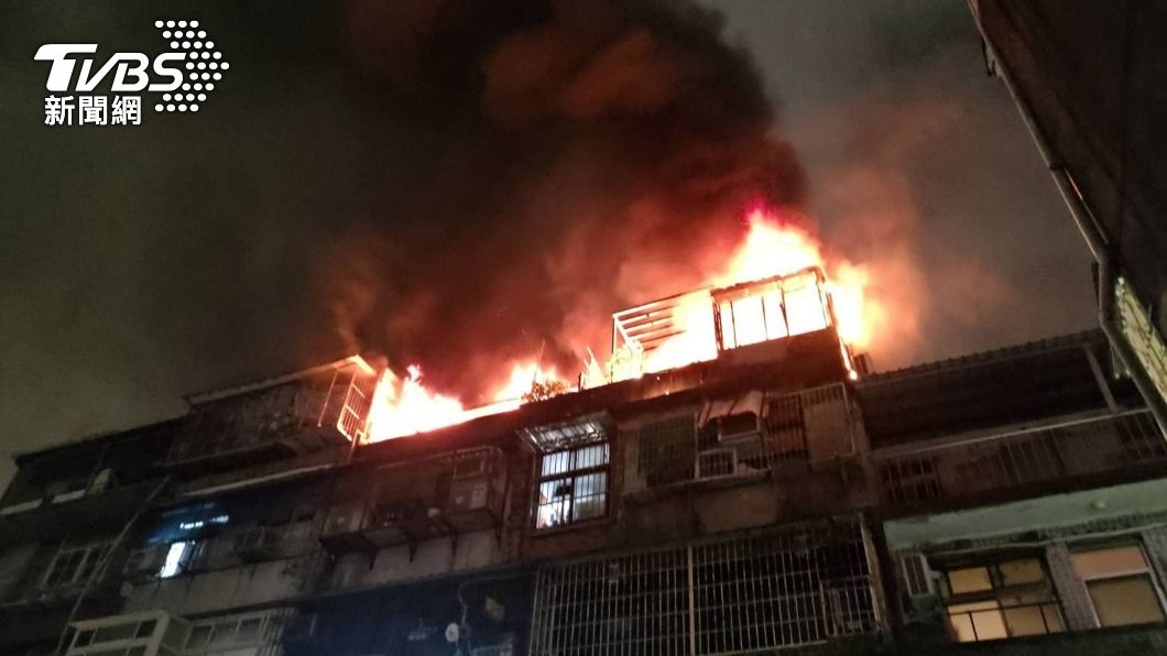 萬華頂樓加蓋暗夜火警　2長者疑逃生不及陳屍屋內