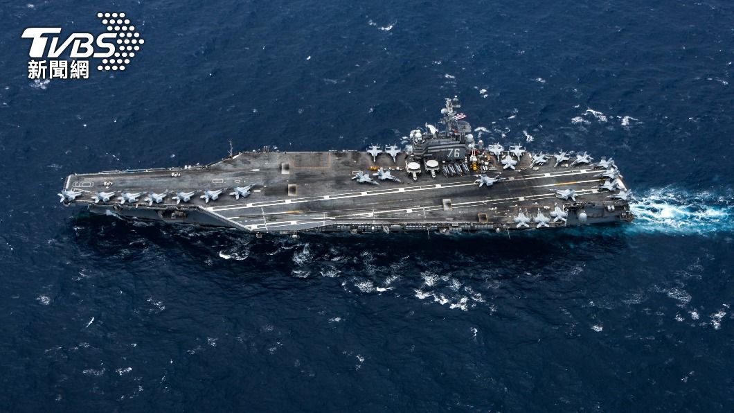 雷根號航母(CVN-76)(圖/美國國防部提供)