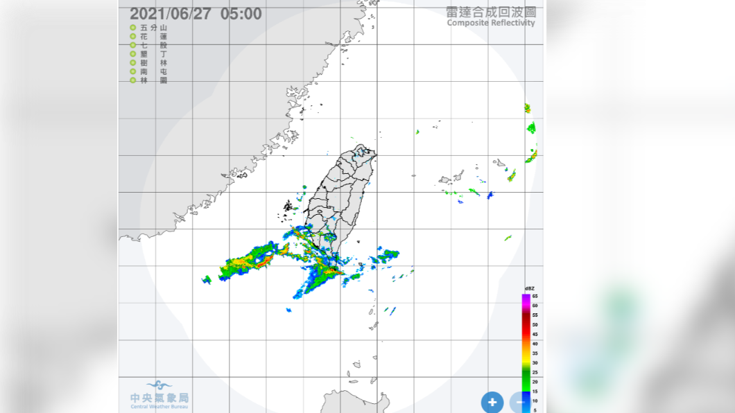 西南風今增強　強降雨伺機襲中南部　北東悶熱