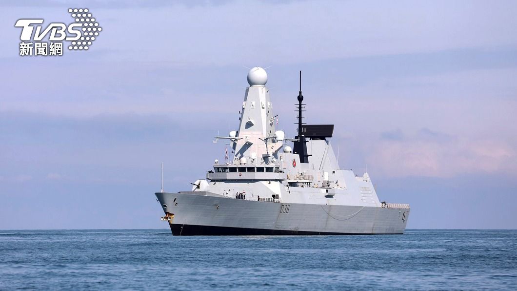 外洩文件中,包含英國官員對驅逐艦進入黑海的相關行動預測。(圖/達志影像美聯社)