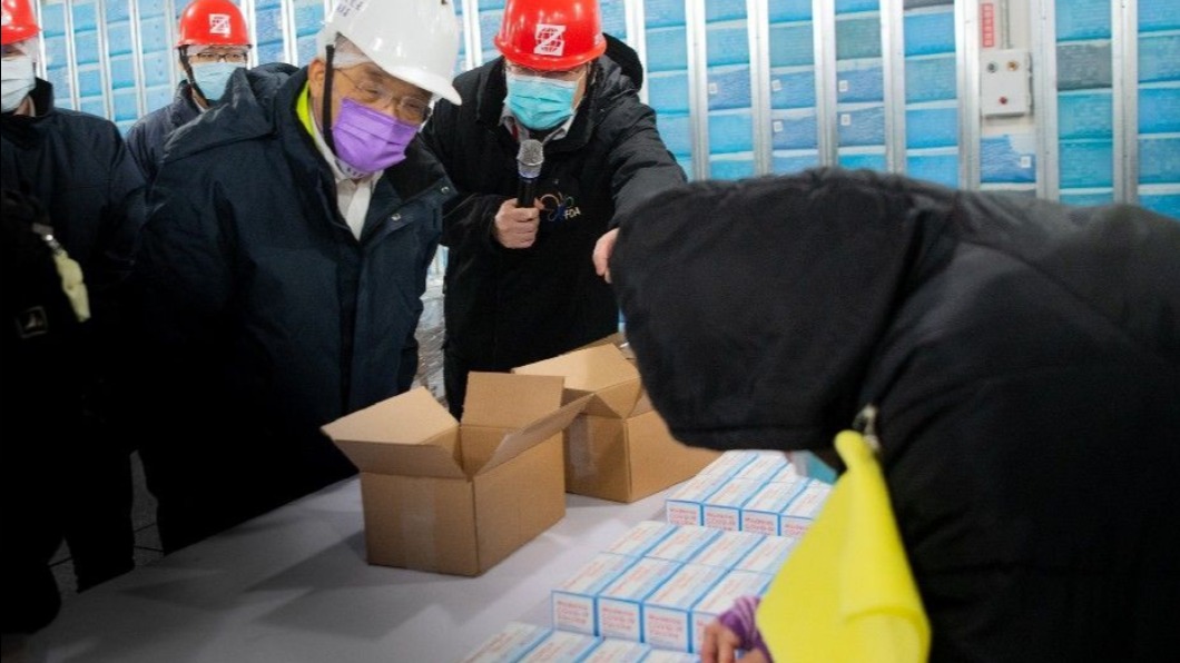 讚蔡總統辛苦爭取疫苗 蘇揆:希望國人珍惜