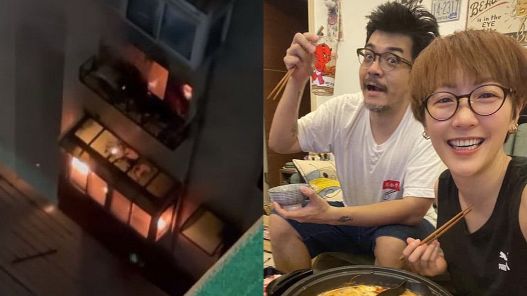 深夜追劇突聞濃烈燒焦味!女星夫婦「驚見這幕」倉惶逃生