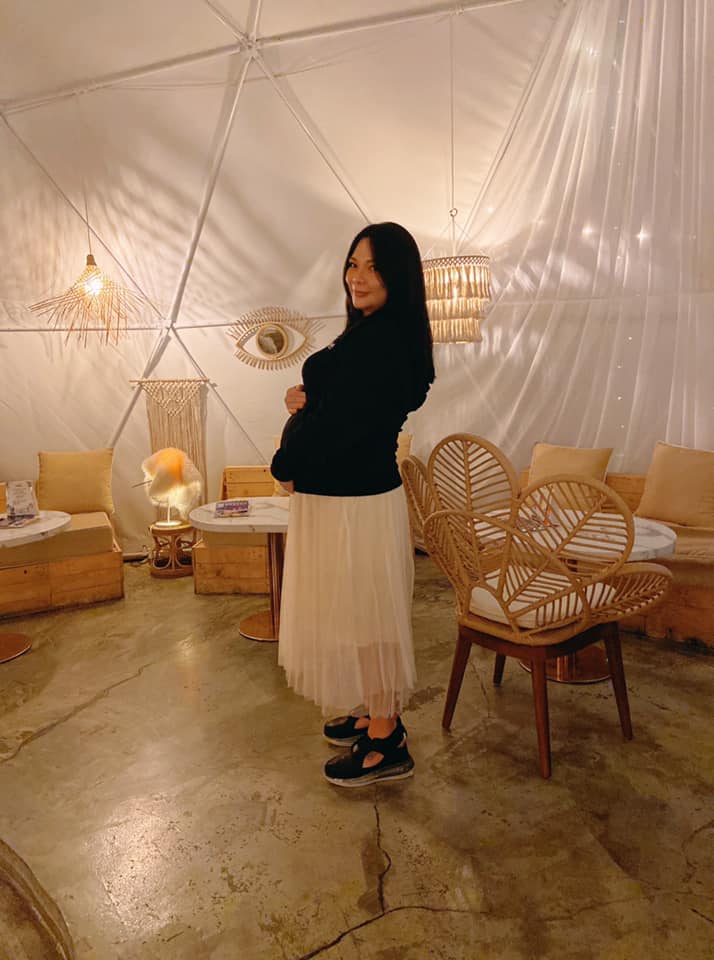 小甜甜產女「米苔目」重3300克。(圖/翻攝自小甜甜臉書)