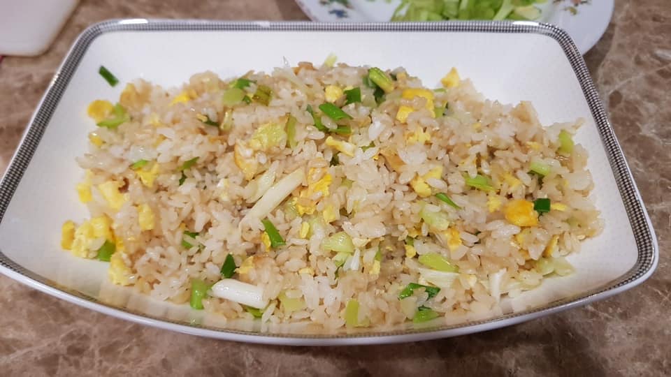 澎恰恰烹飪自豪的蛋炒飯。(圖/翻攝自澎恰恰臉書)