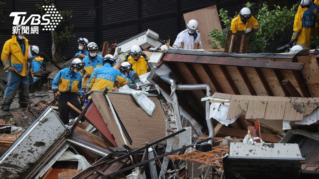 日本靜岡土石流已知3死、113人失蹤　大雨恐致搜救困難　