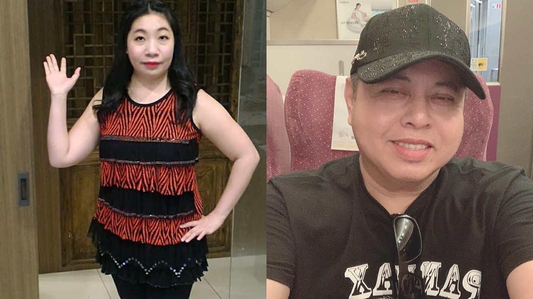 如花在黑面牽線下到富立電視台主持。(圖/翻攝自林如花、黑面臉書)