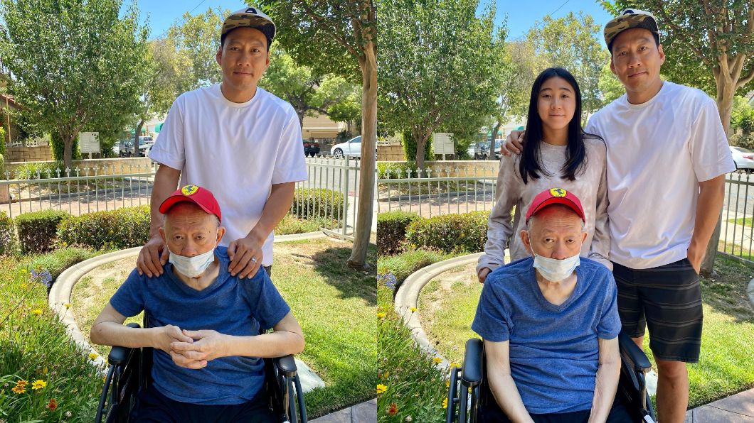 艾力克斯已一年半沒見到父親,如今終於相聚。(圖/翻攝自艾力克斯臉書)