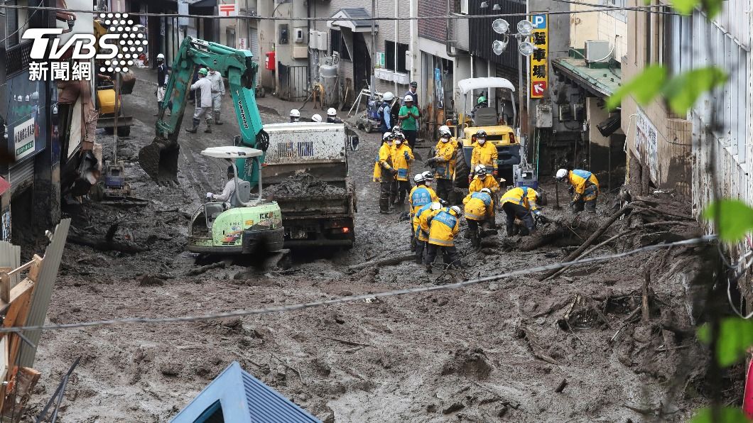 日本熱海土石流救援黃金72小時將至 24人仍失聯