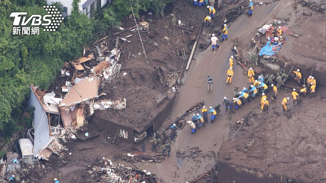 日本熱海土石流再傳2人獲救 但呈現昏迷狀態
