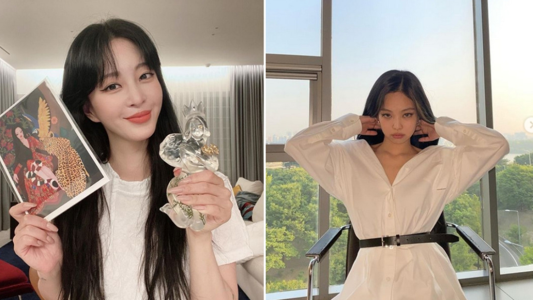 南韓女星韓藝瑟（左）及Jennie（右）遭傳有感情糾紛。（圖／翻攝自Jennie、韓藝瑟IG）