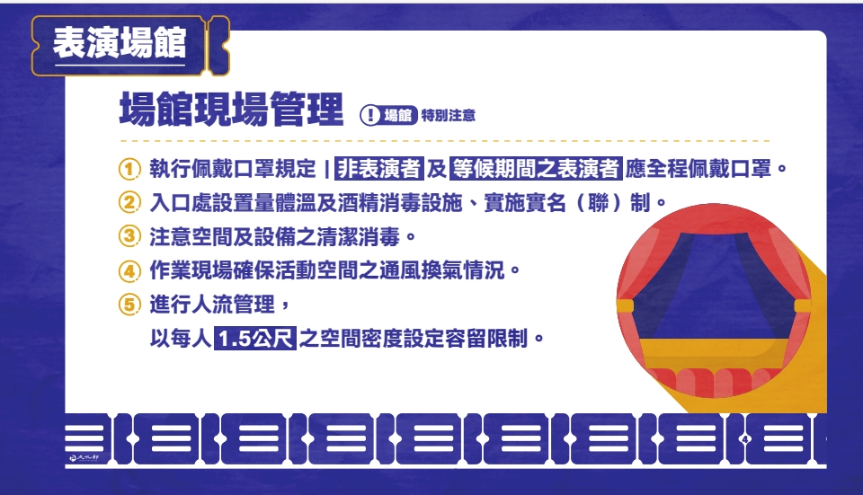 表演場館現場管理。(圖/文化部)