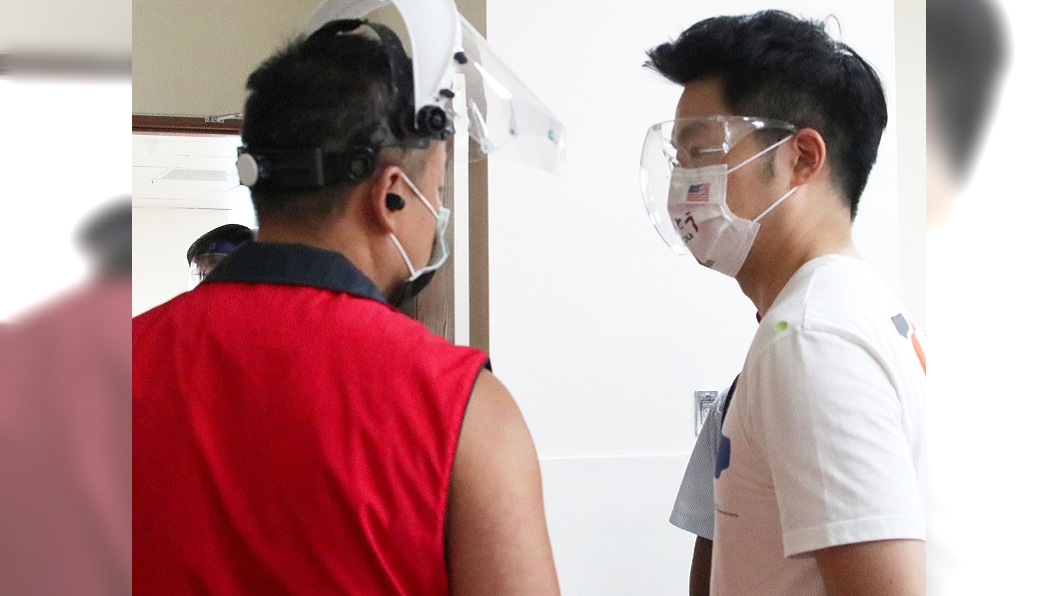 立委蔣萬安赴環南市場捐贈物資。（圖／民眾提供）
