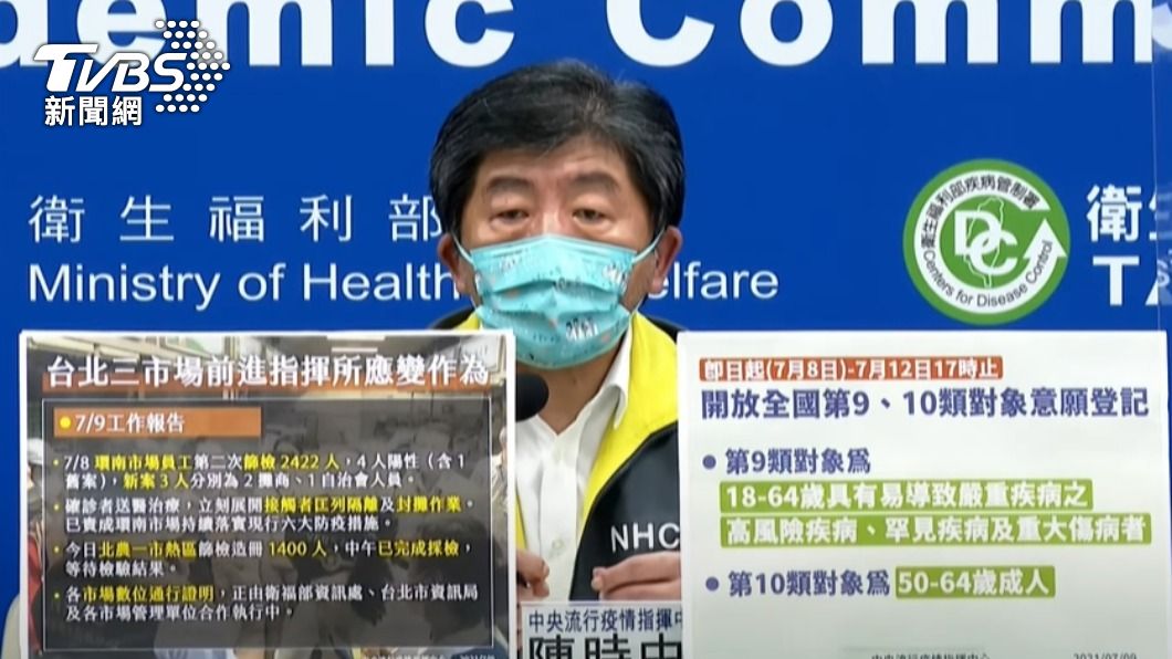 中央流行疫情指揮中心指揮官陳時中。（圖／TVBS）