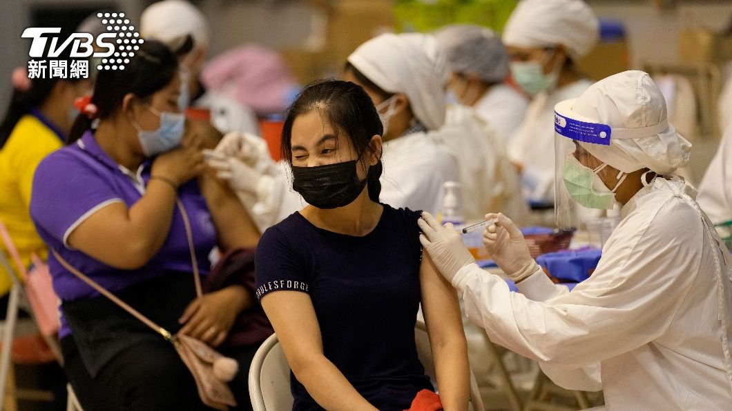 泰國接種率近17%。(圖/達志影像美聯社)