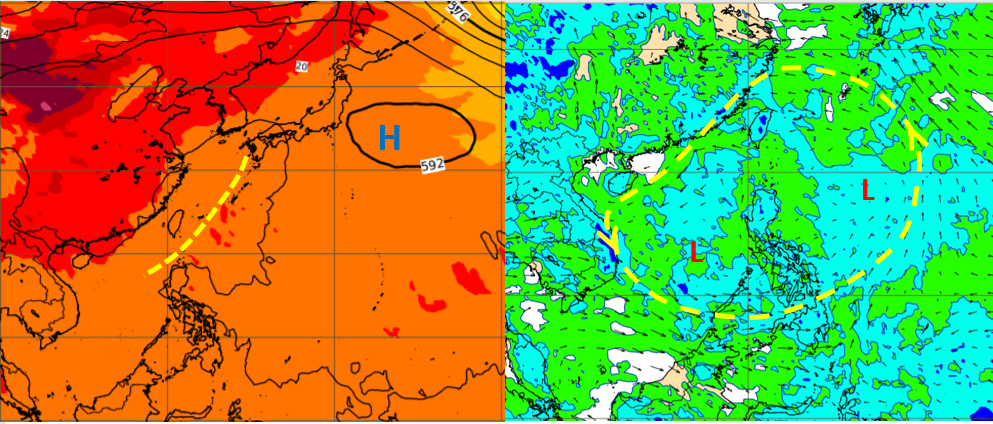 最新（9日20時）歐洲（ECMWF）模式。（圖／翻攝自老大洩天機）
