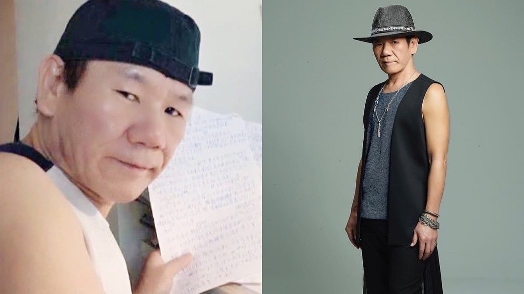 趙傳近日在家趕期末報告。(圖/旋風音樂提供、翻攝自趙傳臉書)