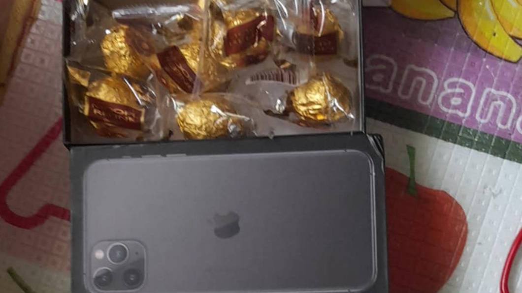 網購4千iPhone收巧克力 網笑翻:沒看過這麼貴的