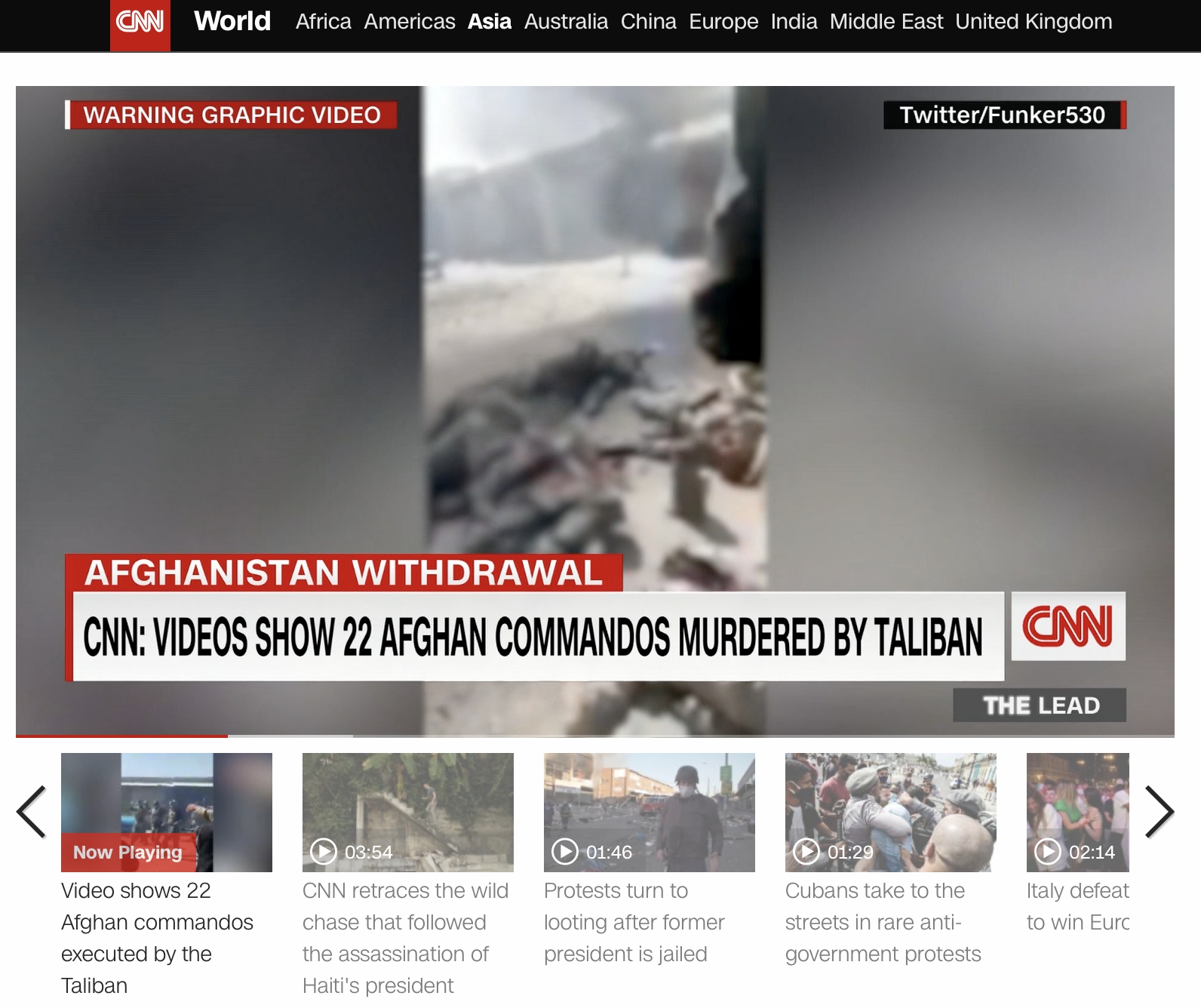 CNN公布殘忍槍決影片。(圖/翻攝自CNN)