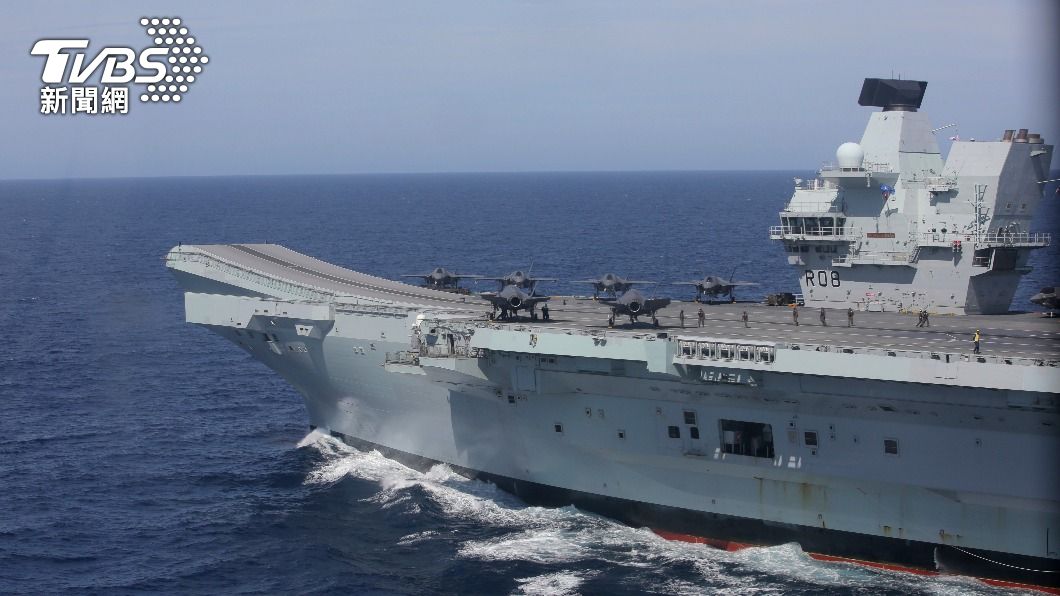 英航艦伊麗莎白女王號爆新冠肺炎疫情　約百人確診