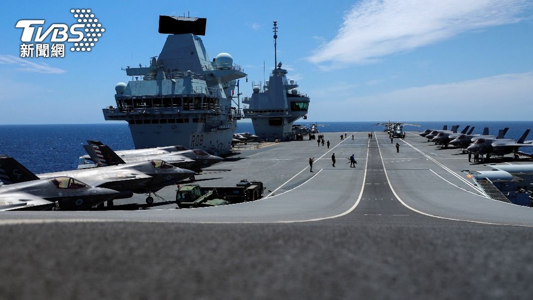 英國航艦打擊群百人感染新冠肺炎 驅逐艦故障脫隊
