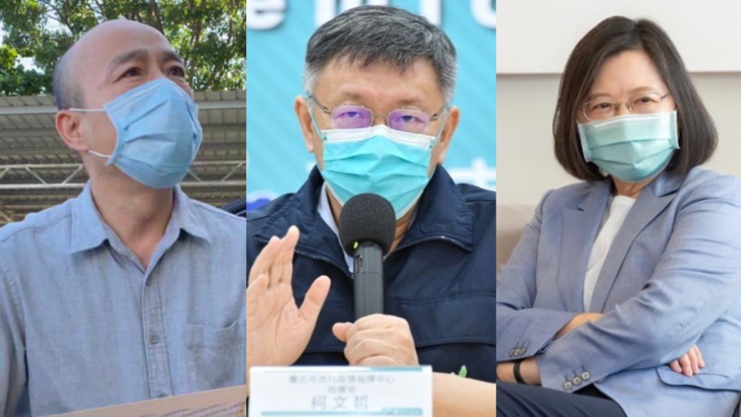 黃創夏認為柯文哲「接收韓粉、拿下疏離民進黨的中間選票」，2024拿下600萬票以上並非不可能。（圖／TVBS、翻攝自韓國瑜、蔡英文臉書）