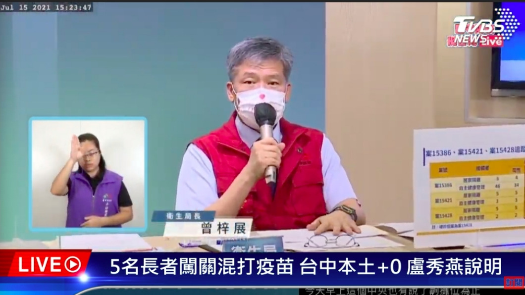 台中市衛生局局長曾梓展。(圖/台中市政府)
