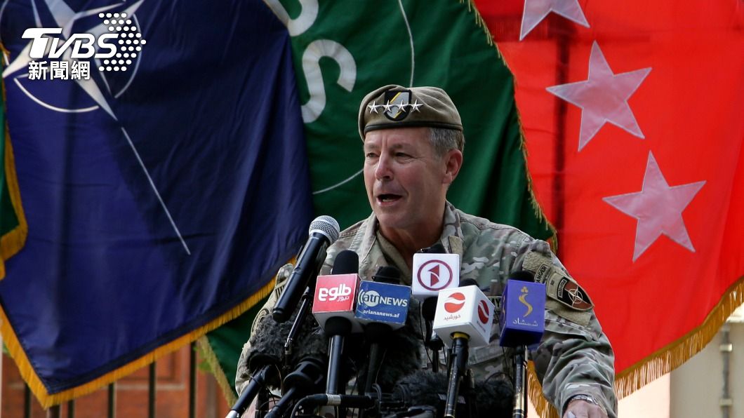 美軍駐阿富汗指揮官米勒週一(12)正式卸任。(圖/達志影像美聯社)