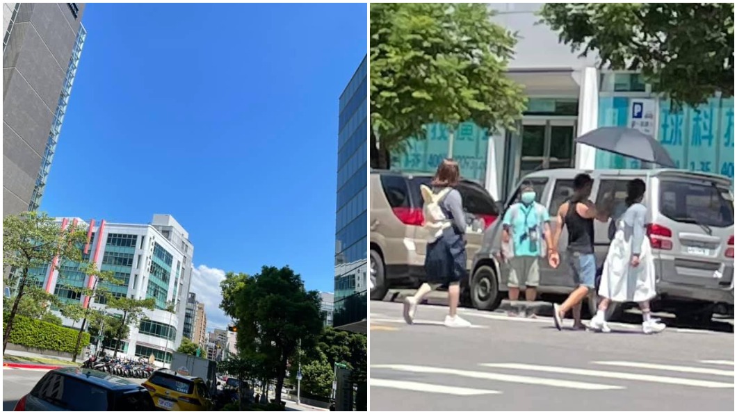 主播後來才知道搶案是劇組拍片的演員。(合成圖/翻攝自主播 叢慧芸臉書)