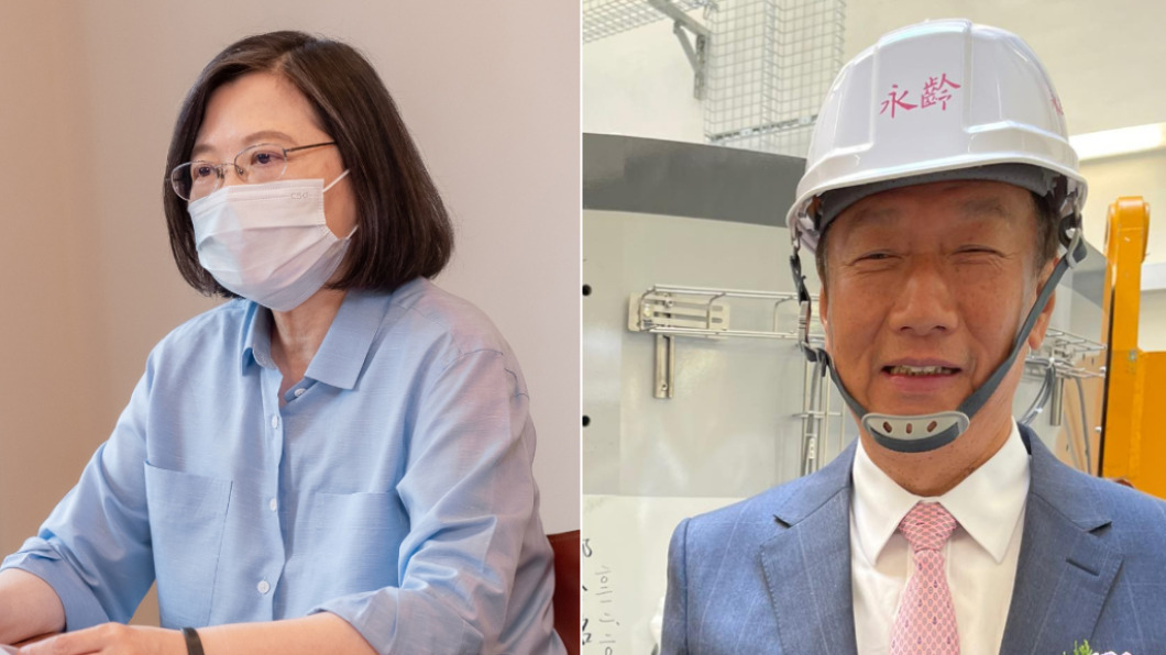蔡英文致謝遭批「收割」 鴻海、台積電捐疫苗聲量大躍進