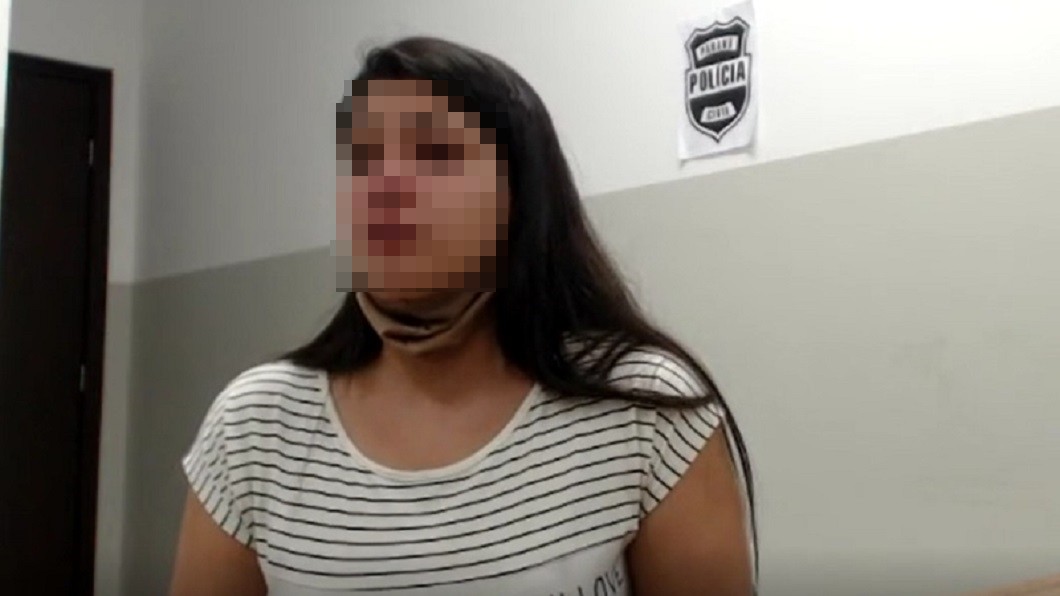 女子事後被逮聲淚俱下對自己的行為表示後悔。(圖/翻攝自臉書粉絲專頁Salsicha Maringá)