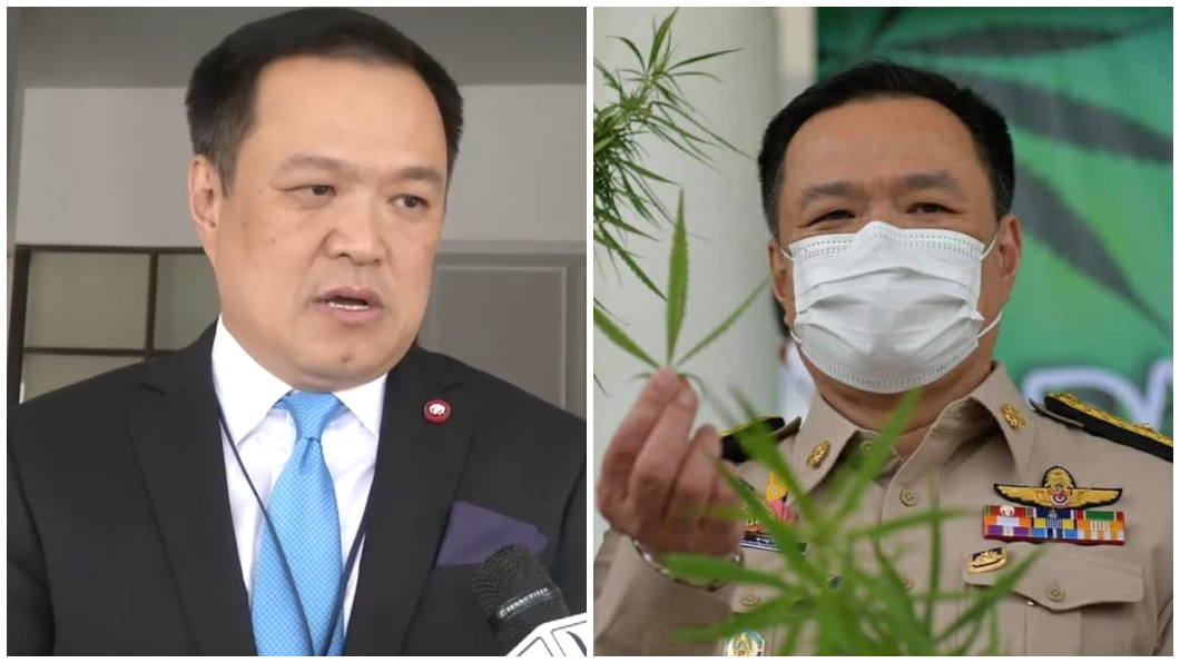 網路上流傳泰國公衛部長和AZ藥廠的往來信件。(合成圖/翻攝自維基百科和臉書Legalize it Nepal)