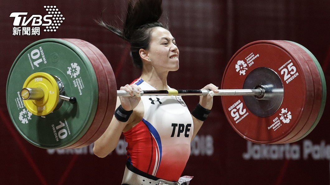 中華隊的郭婞淳是現今女子59公斤級抓舉、挺舉、總和三項世界紀錄保持者。(圖/達志影像美聯社)