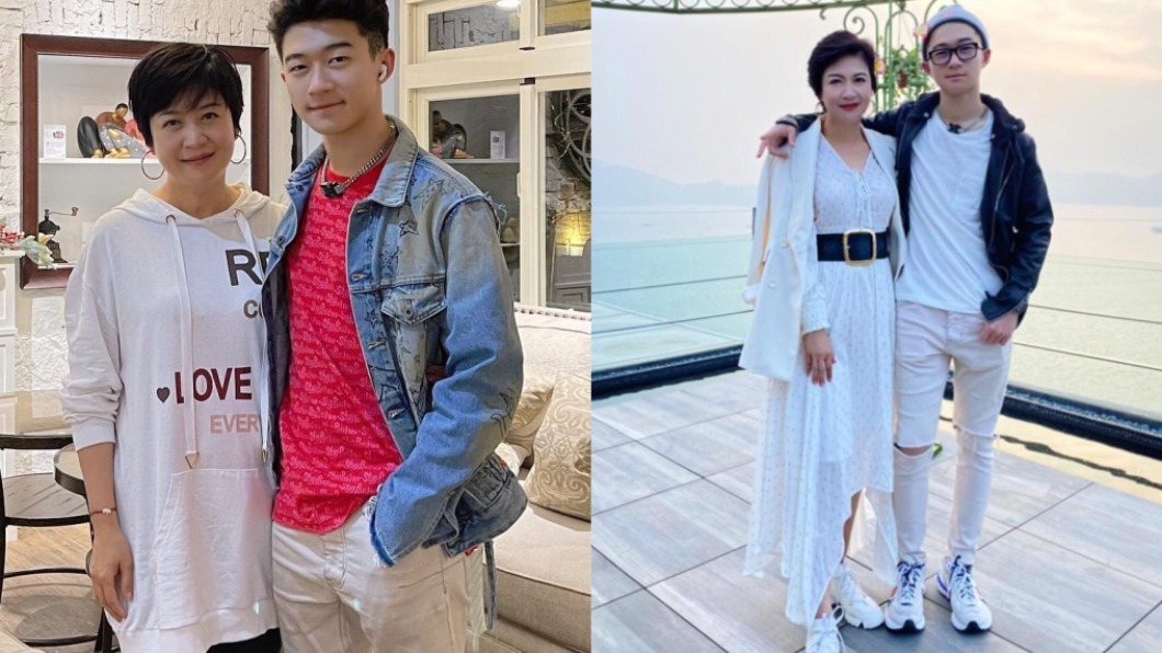 崔佩儀母子感情很好。（圖／翻攝自崔佩儀臉書）