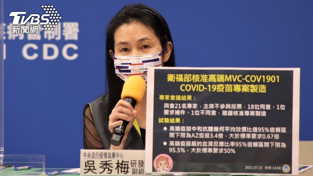 為何1專家不同意高端EUA?指揮中心回應:不需要寫理由