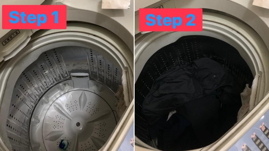 原PO表示洗衣球要先丟。(圖/翻攝自愛逛寶雅POYA好物分享)