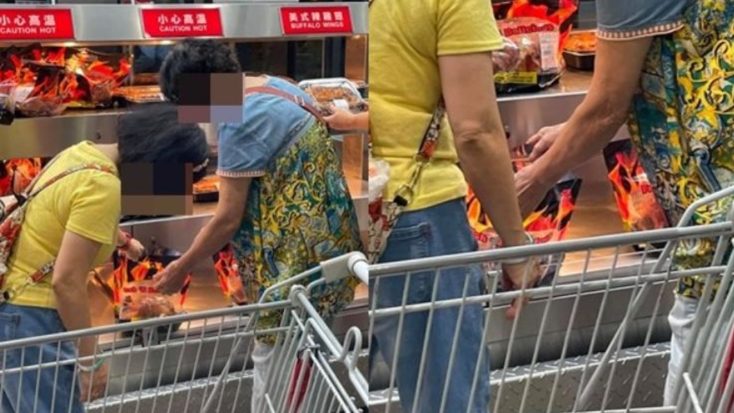 有兩位大嬸在好市多做出誇張行徑。(圖/翻攝自爆廢公社公開版臉書)