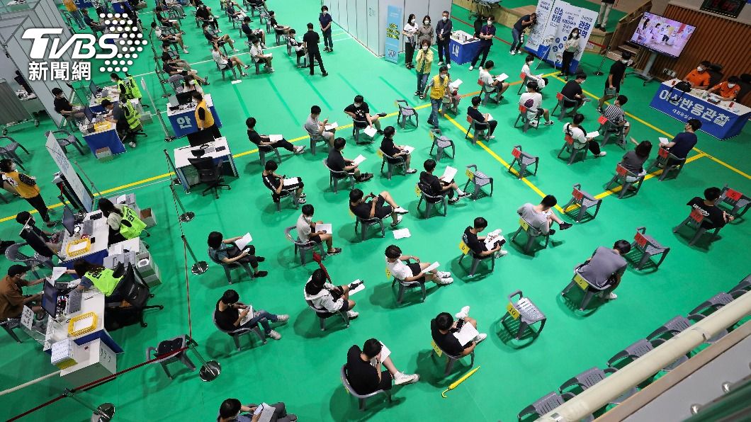 韓國疫苗施打漸緩。（圖／達志影像美聯社）
