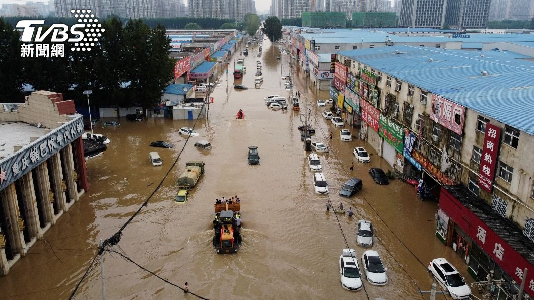 陸河南大暴雨已33死8失聯 逾300萬人受災
