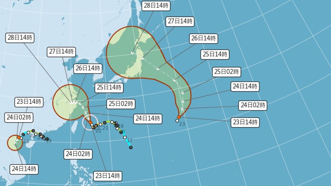 熱帶低壓有機會成颱預測路徑曝光 恐影響東奧賽事