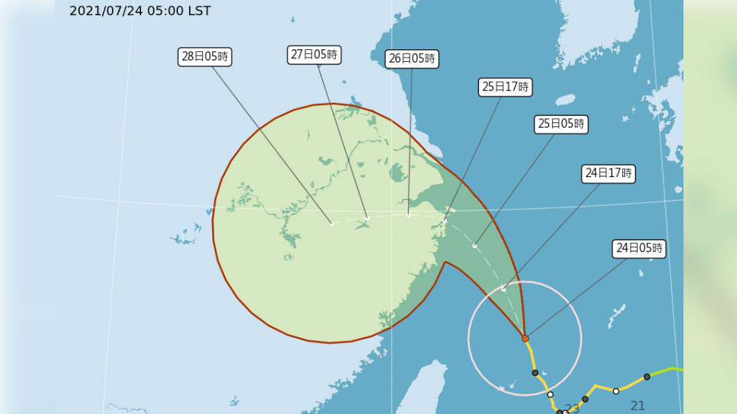 烟花雨彈強襲上午最明顯 12縣市發布豪大雨特報