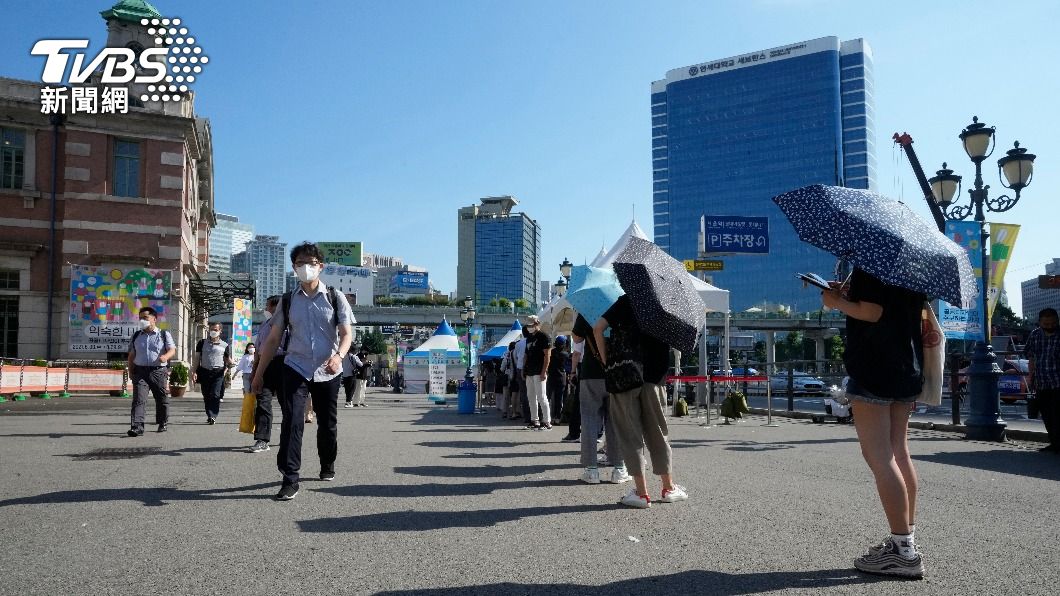 韓國連18日確診數破千。(圖/達志影像美聯社)