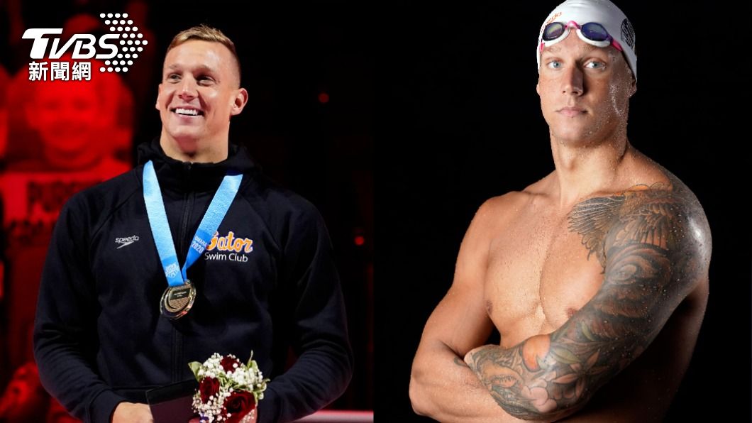 美國泳手積素（Caeleb Dressel）現年24歲。（圖／達志影像路透社）