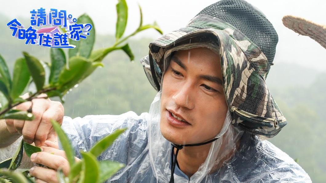鍾承翰在節目中體驗製茶文化。  （圖／東森提供）