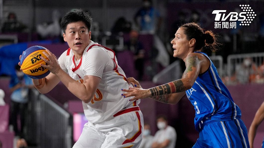 大陸對與義大利女籃賽事激烈。（圖／達志影像美聯社）