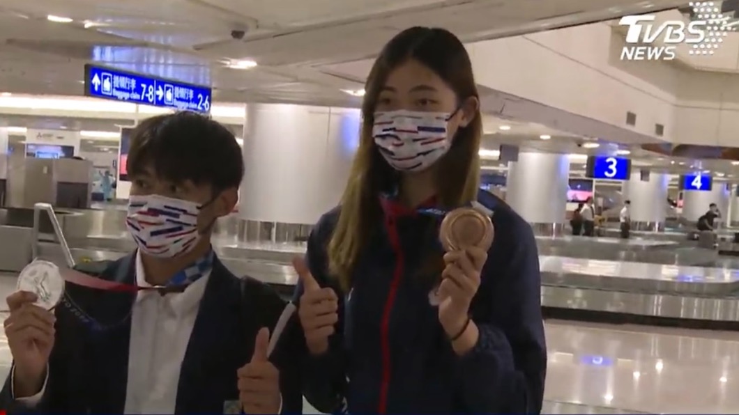 榮耀歸國!東奧英雄抵桃園機場 羅嘉翎最想做這事