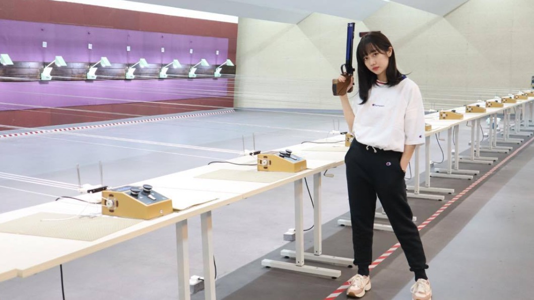 吳佳穎再戰25公尺火藥手槍慢射資格賽。(圖/翻攝自吳佳穎IG)