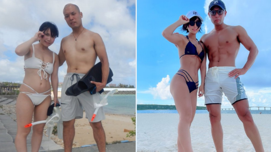 最辣夫妻檔!趁防疫花3年健身 超狂對比照曝光掀網轟動