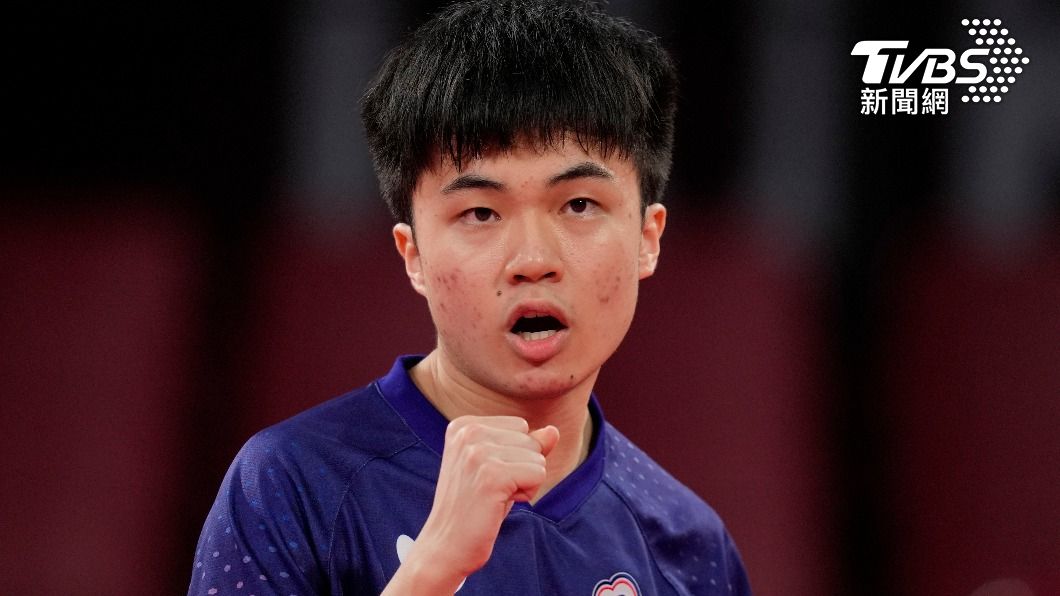台灣男桌球選手林昀儒。（圖／達志影像美聯社）