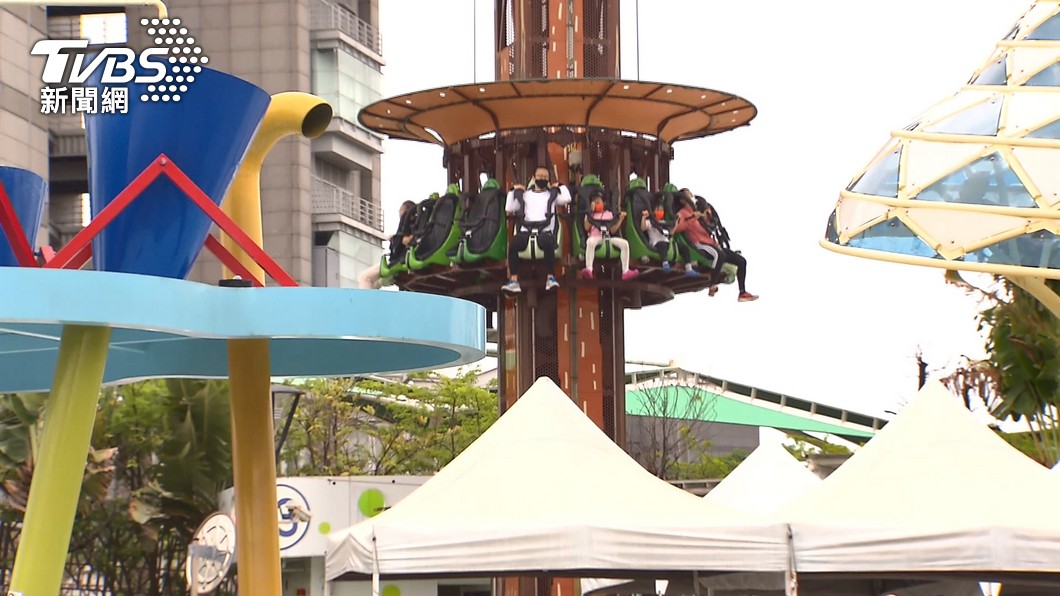 兒童新樂園的美食街也開始營業。(圖/TVBS資料畫面)
