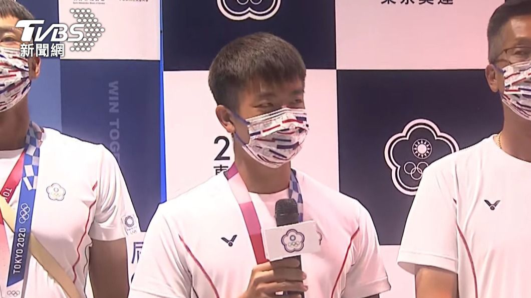鄧宇成同樣是首次踏上奧運殿堂。(圖/TVBS)